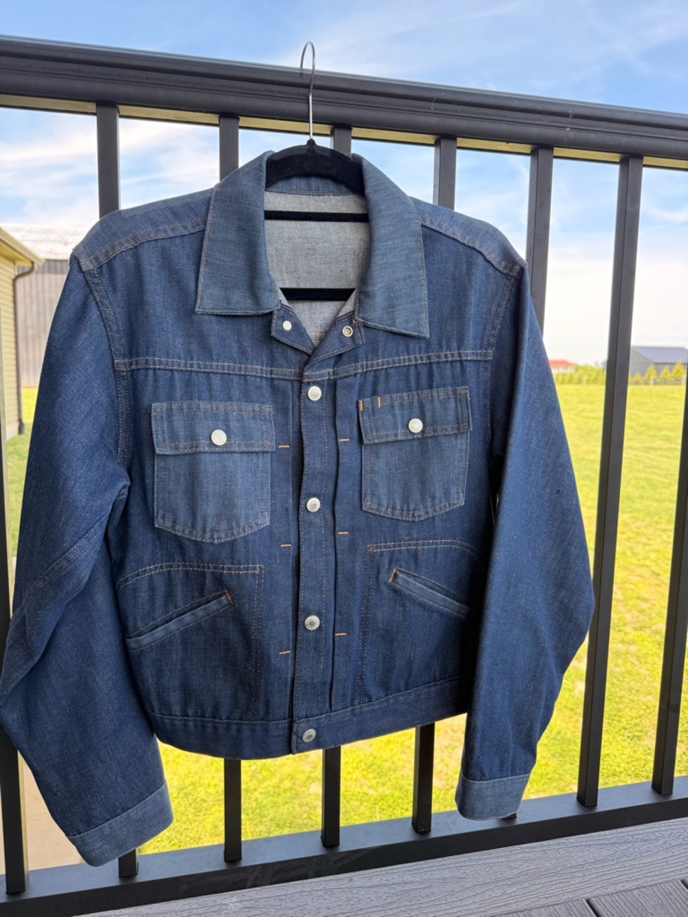 Ranchcraft Vintage Selvedge Denim Jacket. 1960s. Mid-Century Western